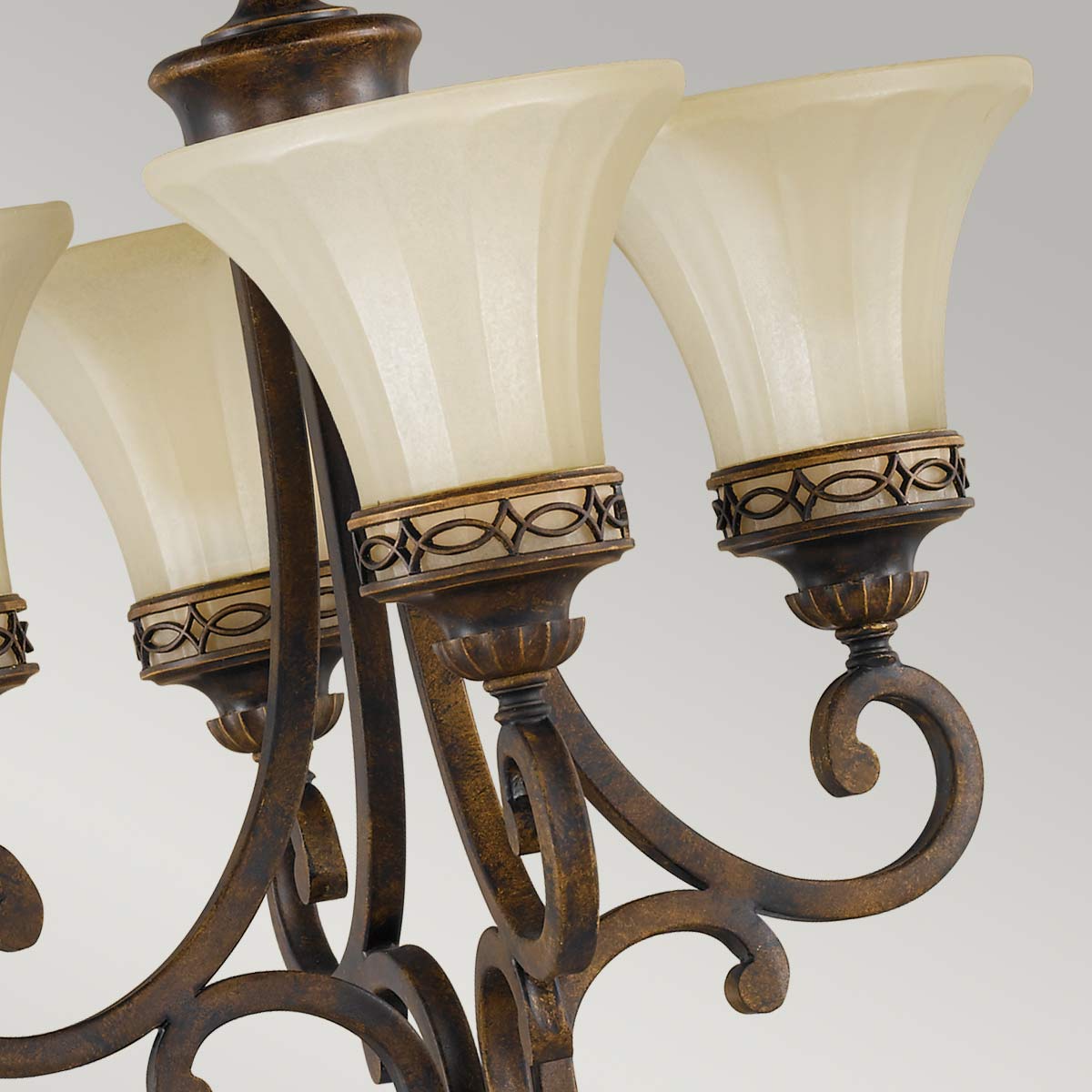 Feiss Drawing Kronleuchter Walnut – Detailansicht