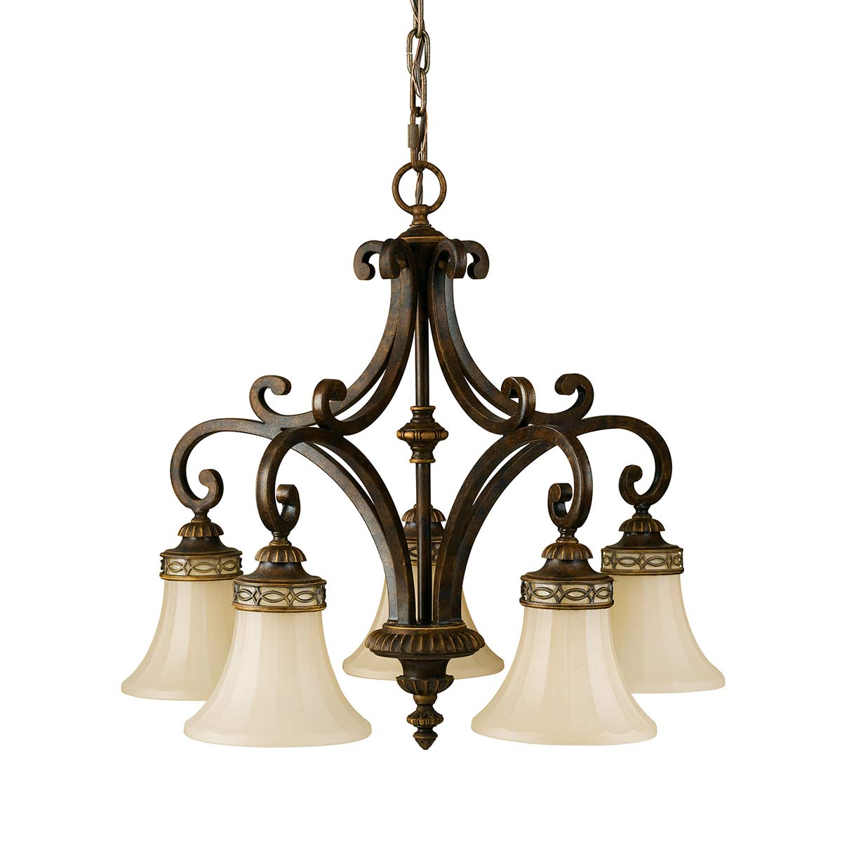 Feiss Drawing Kronleuchter Walnut