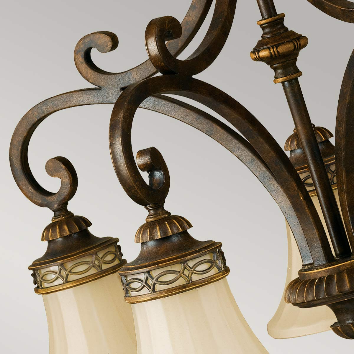 Feiss Drawing Kronleuchter Walnut – Detailansicht