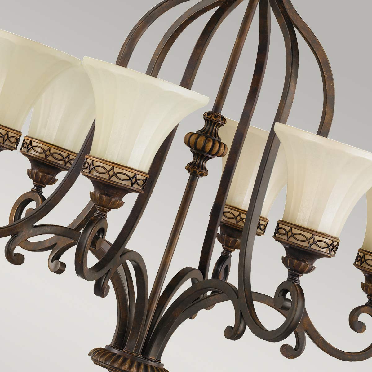 Feiss Drawing Kronleuchter Walnut – Detailansicht