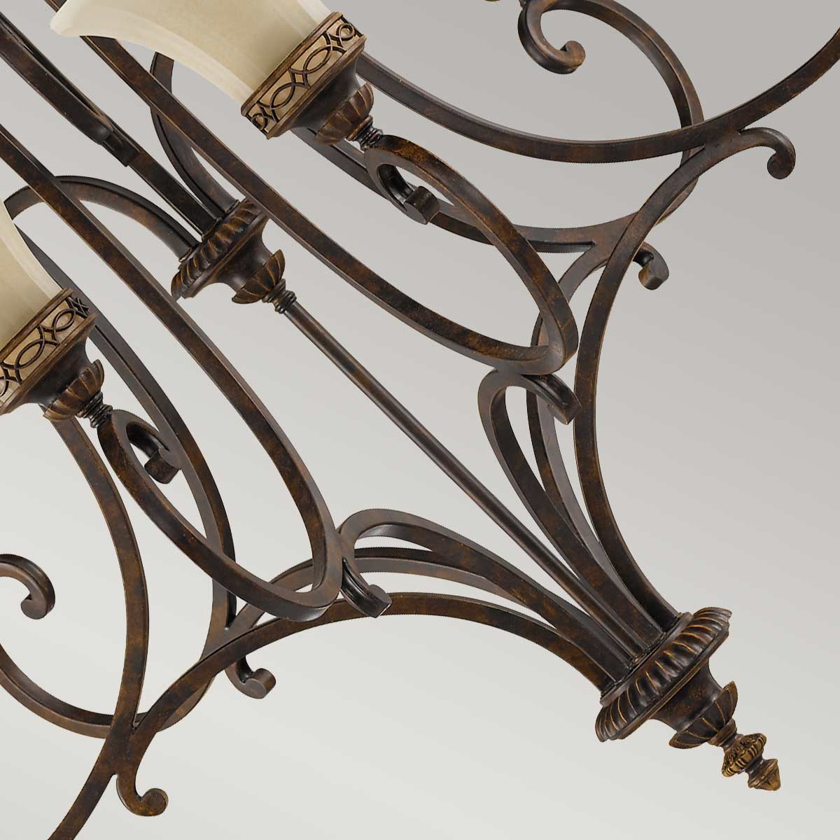 Feiss Drawing Kronleuchter Walnut – Detailansicht