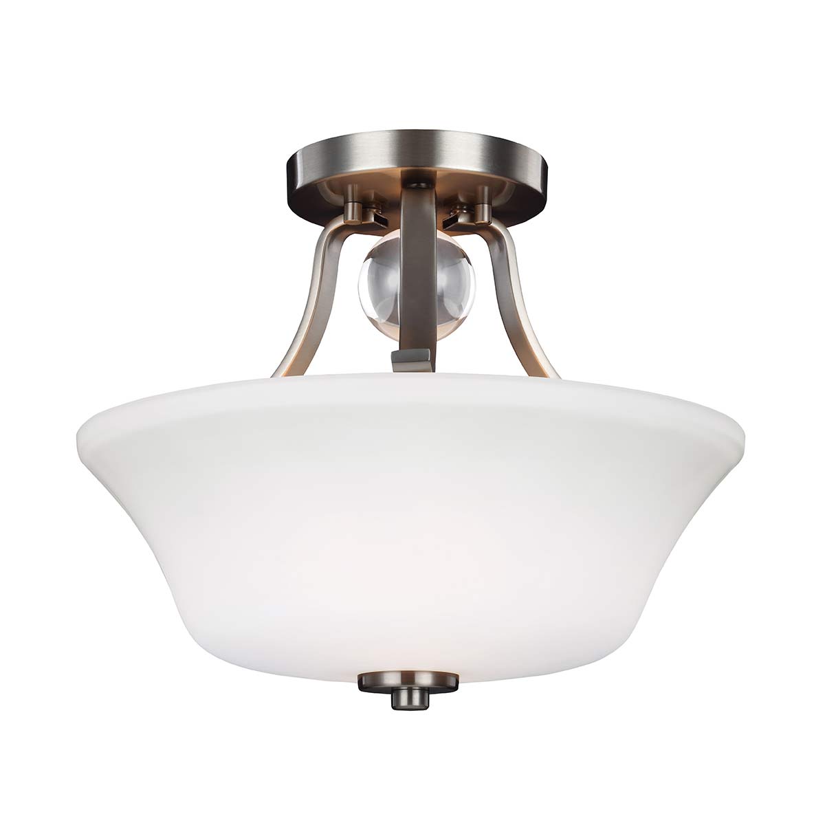 Feiss Evington Deckenleuchte Nickel