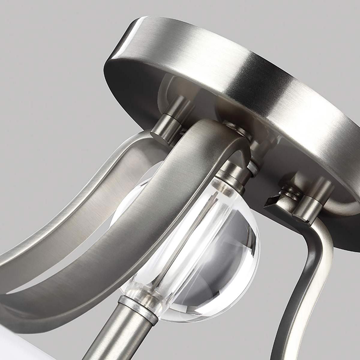 Feiss Evington Deckenleuchte Nickel – Wohnambiente