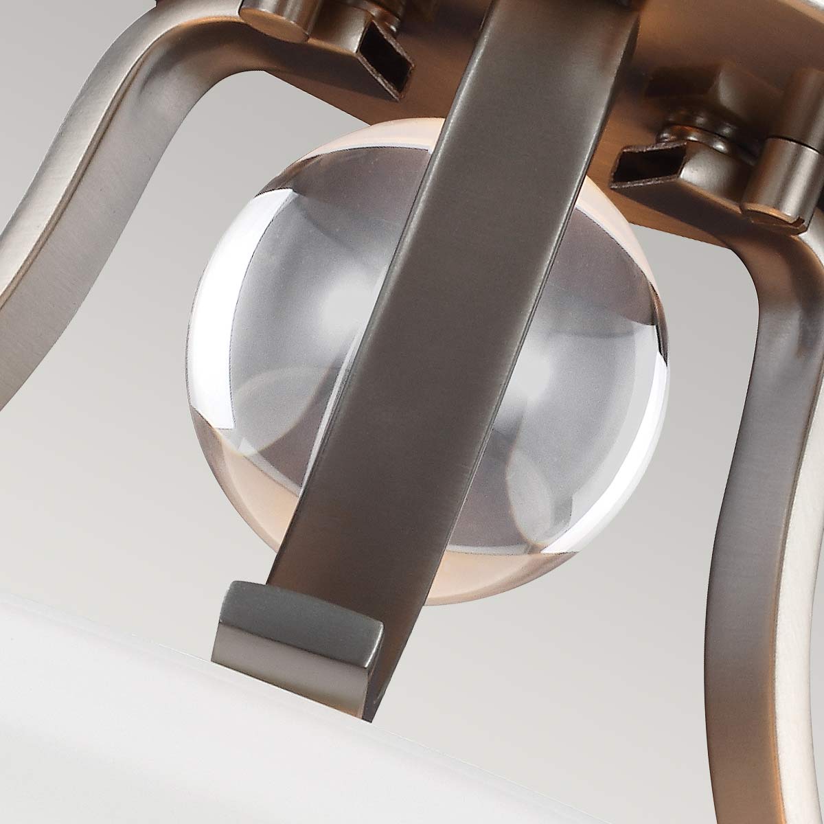 Feiss Evington Deckenleuchte Nickel – Detailansicht 2
