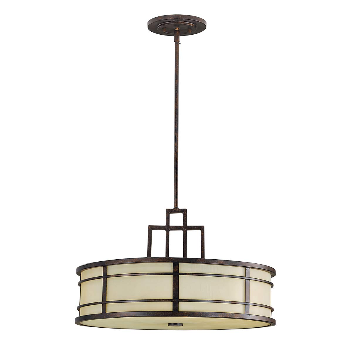 Feiss Fusion Pendelleuchte Bronze