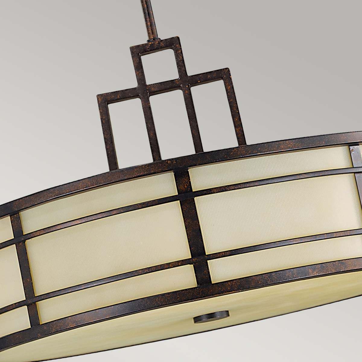 Feiss Fusion Pendelleuchte Bronze – Detailansicht