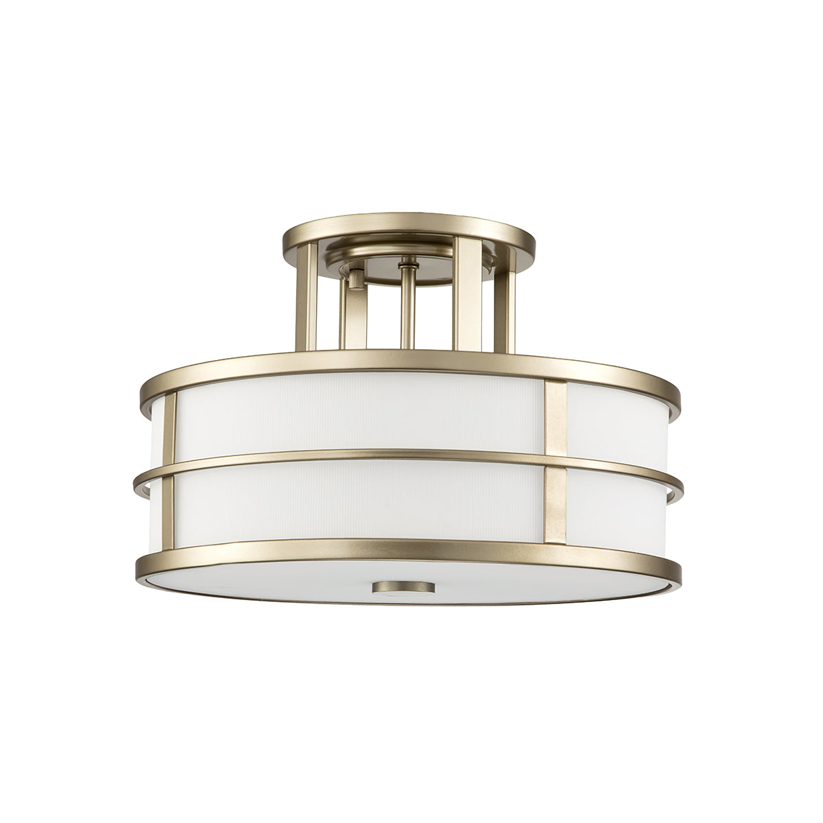 Feiss Fusion Deckenleuchte Messing – Wohnambiente
