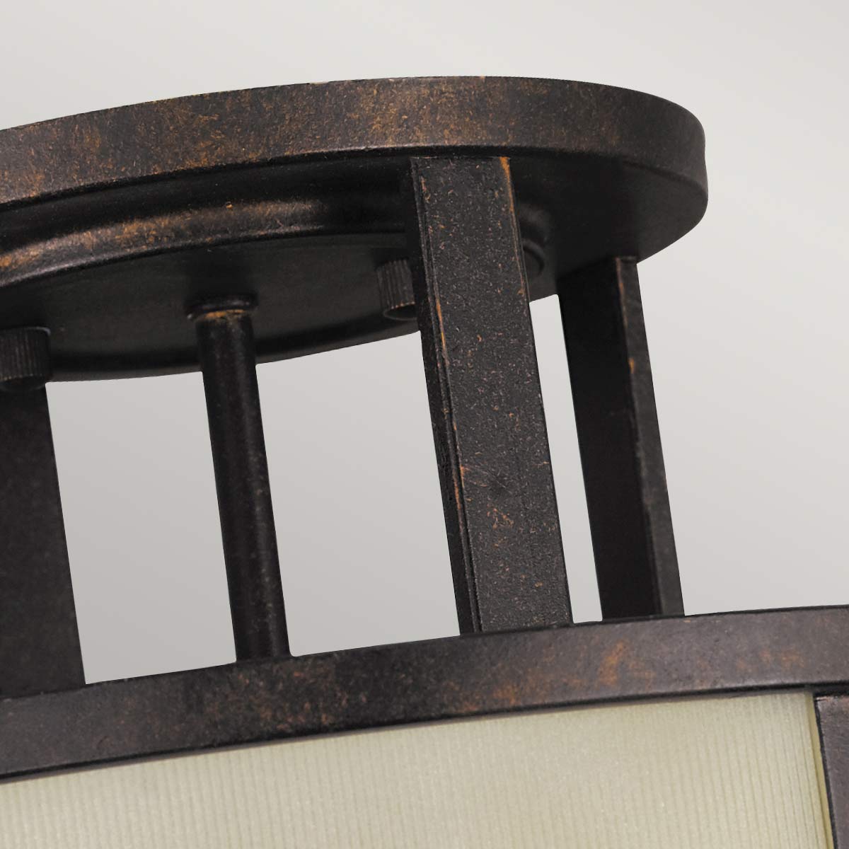 Feiss Fusion Deckenleuchte Bronze – Wohnambiente