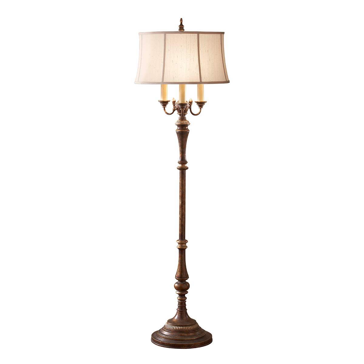 Feiss Gibson Stehleuchte Cambridge Crackle