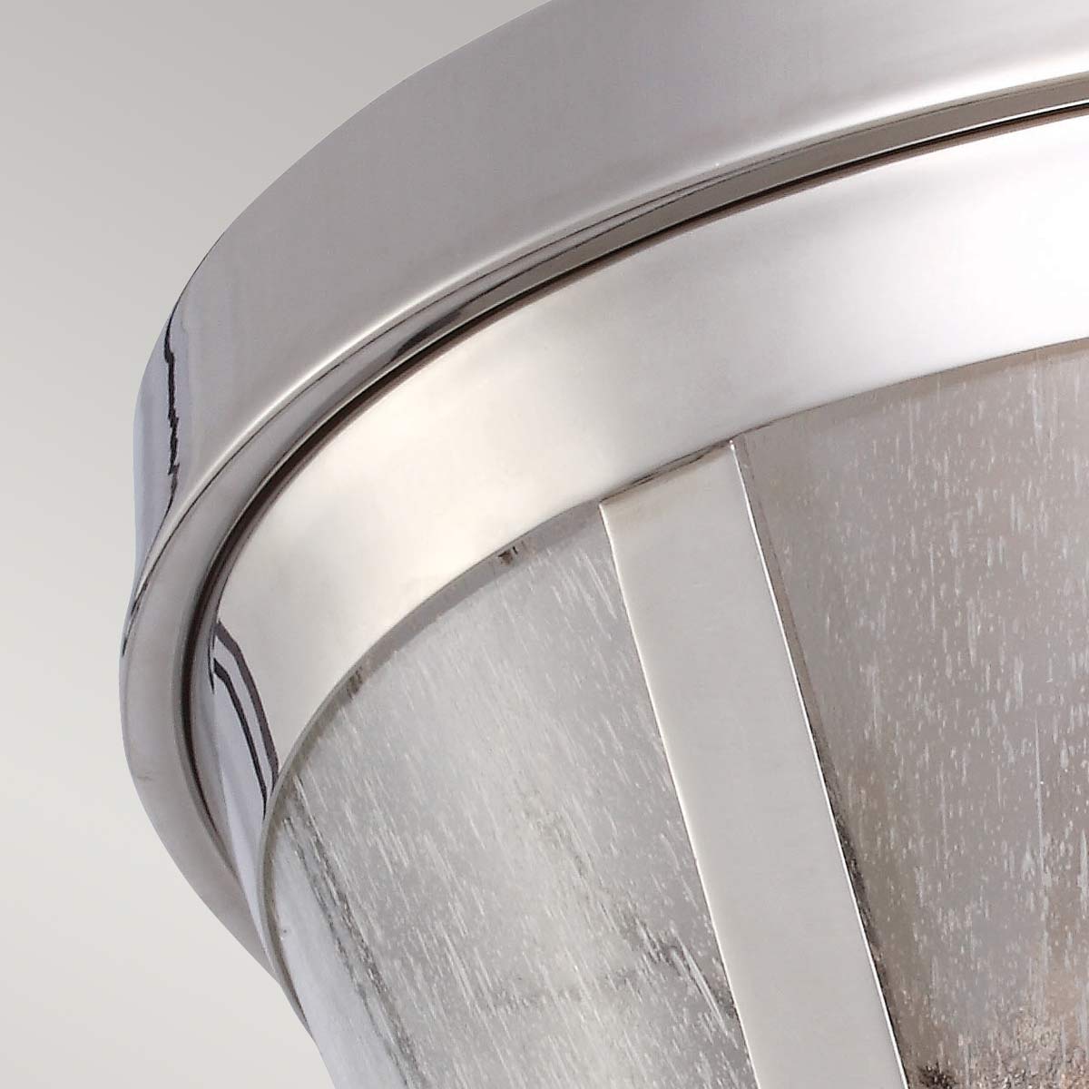 Feiss Harrow Deckenleuchte Nickel – Detailansicht