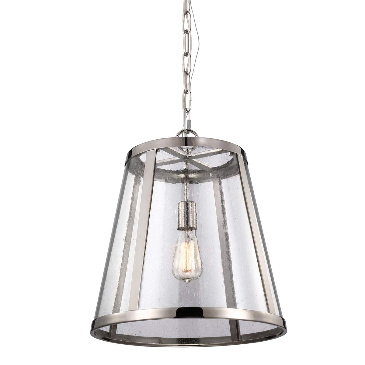 Feiss Harrow Pendelleuchte Nickel