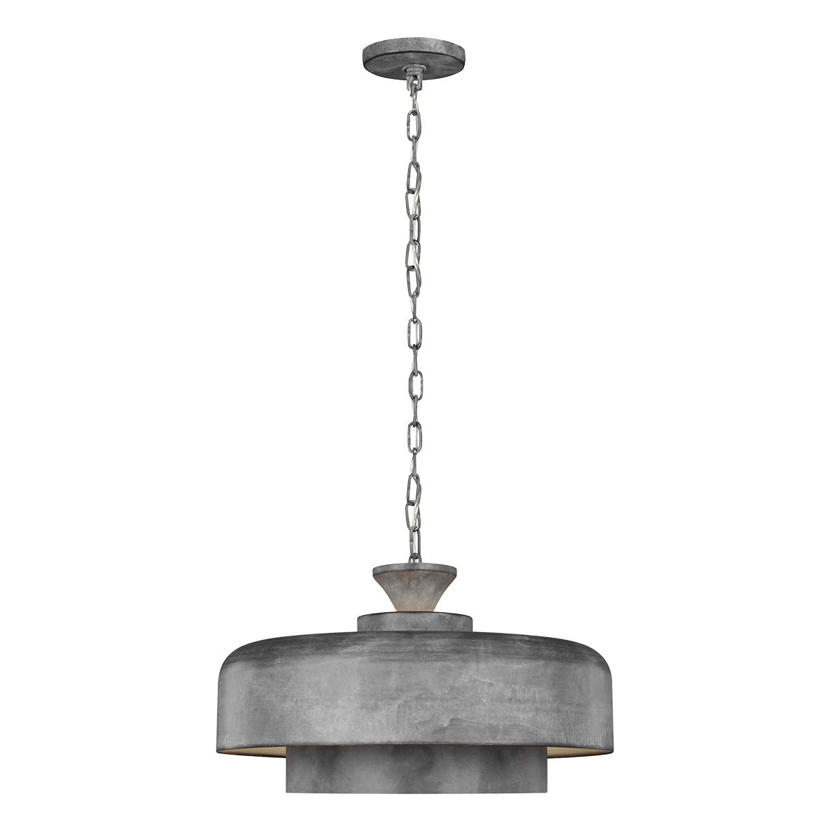 Feiss Haymarket Pendelleuchte Weathered Galvanized