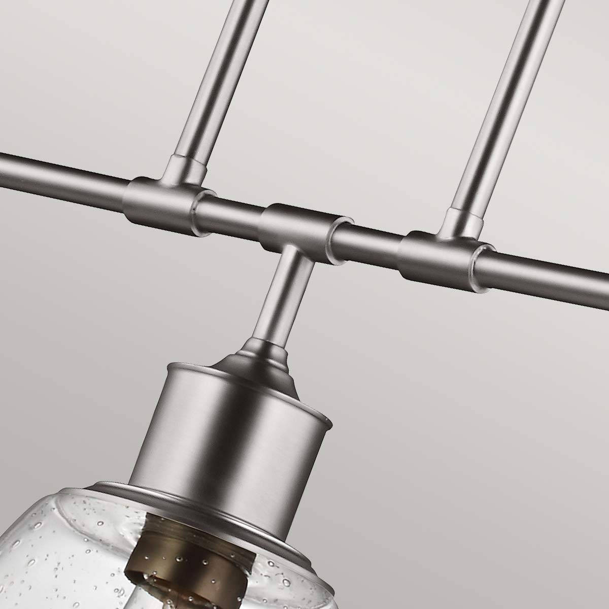 Feiss Hobson Kronleuchter Nickel – Detailansicht
