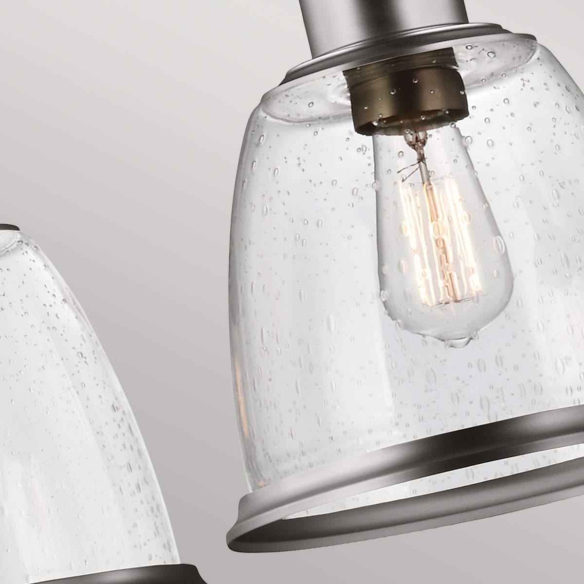 Feiss Hobson Kronleuchter Nickel – Detailansicht 2