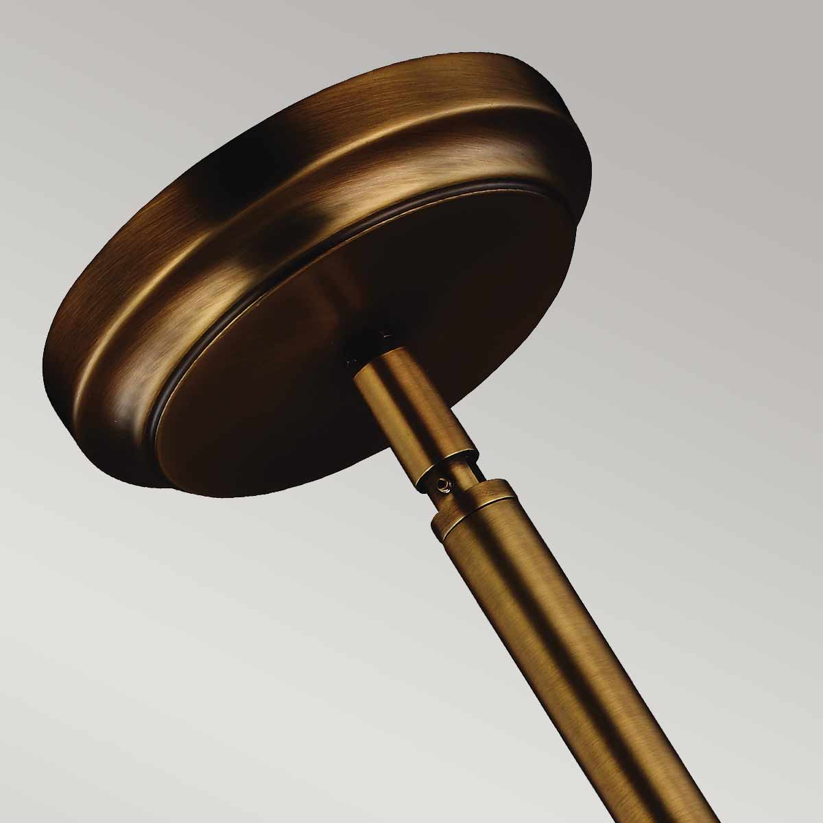 Feiss Hobson Pendelleuchte Messing – Detailansicht 3