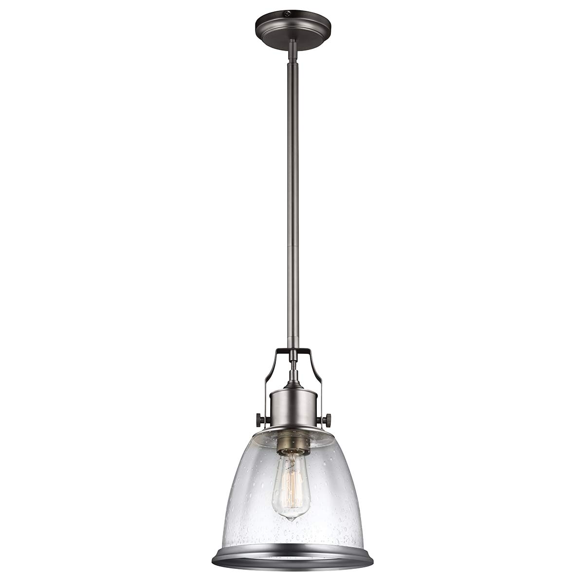 Feiss Hobson Pendelleuchte Nickel