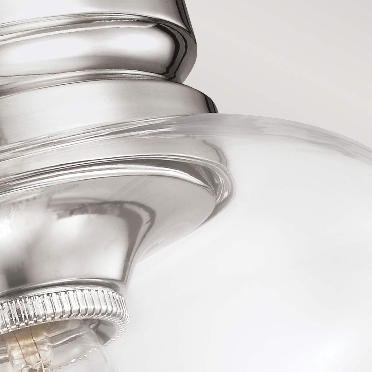 Feiss Hounslow Deckenleuchte Nickel – Wohnambiente