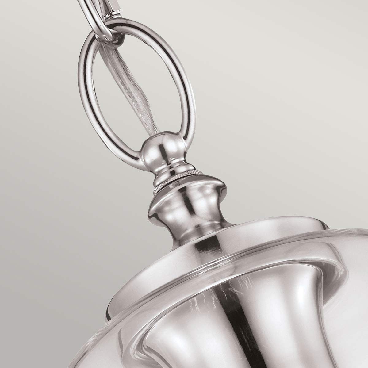 Feiss Hounslow Pendelleuchte Nickel – Detailansicht