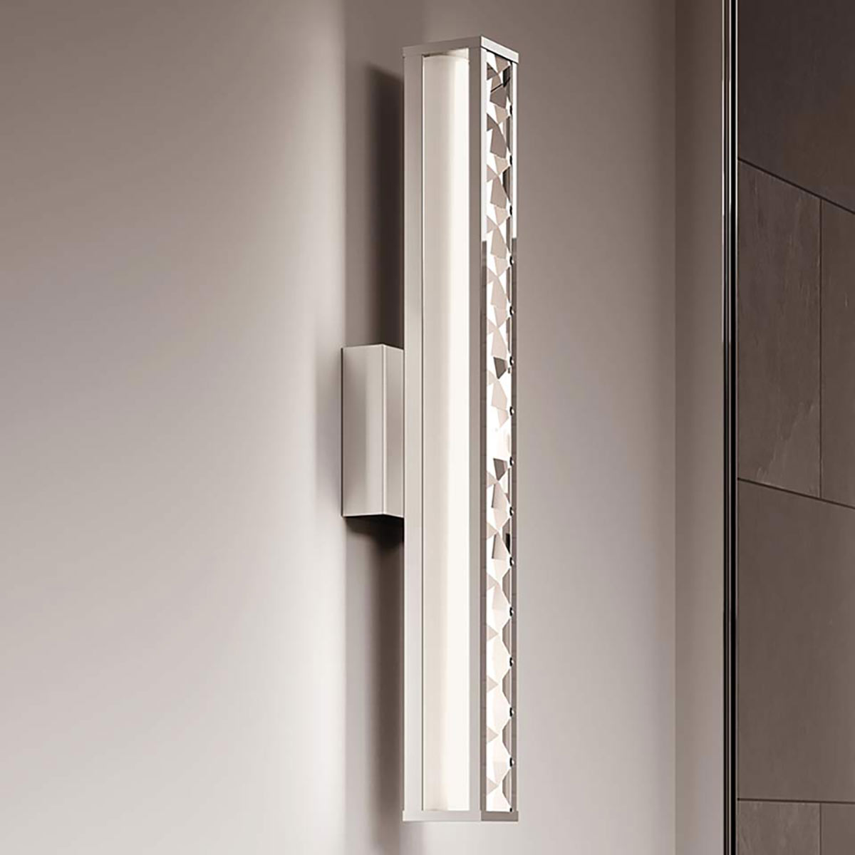 Feiss Jessie Wandleuchte Chrom – Wohnambiente