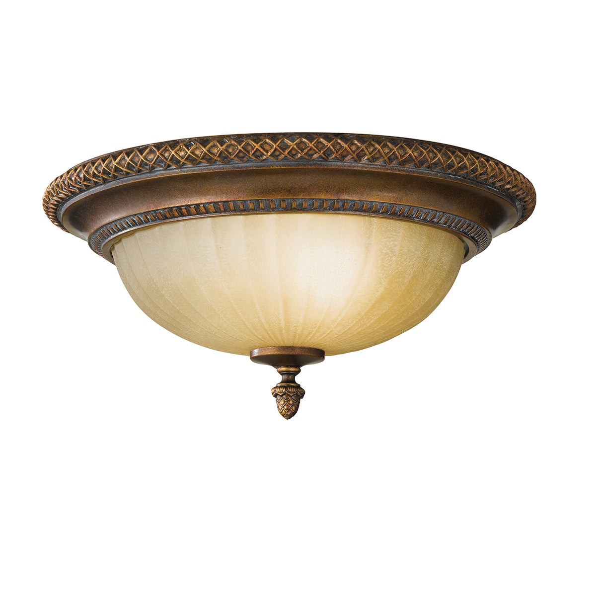 Feiss Kelham Deckenleuchte Gold, Bronze