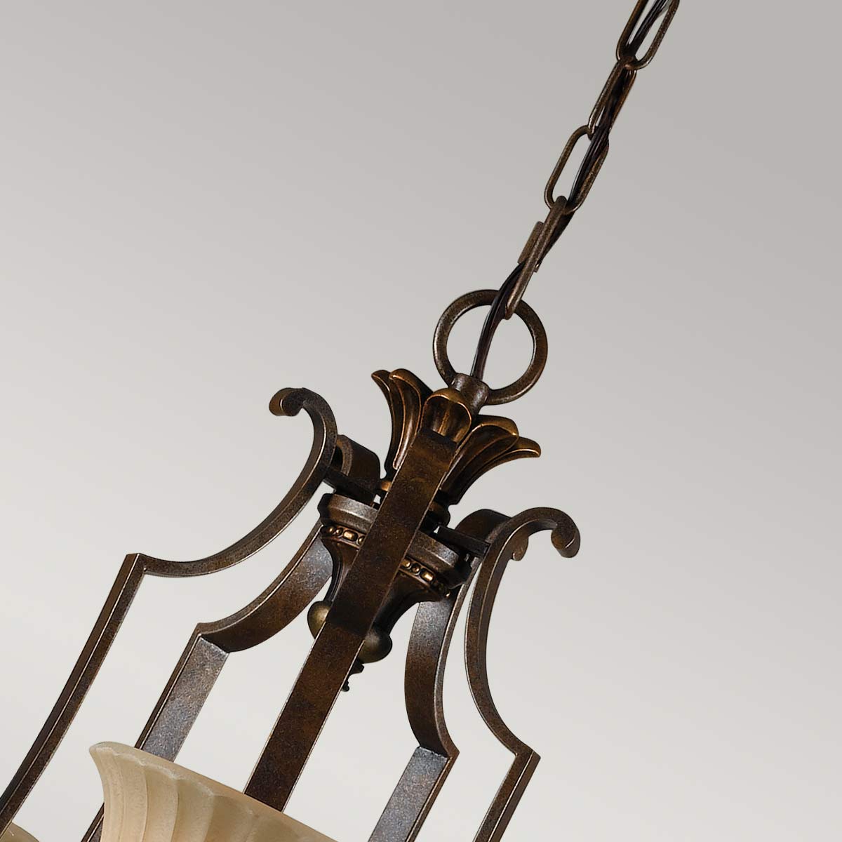Feiss Kelham Kronleuchter Gold, Bronze – Wohnambiente