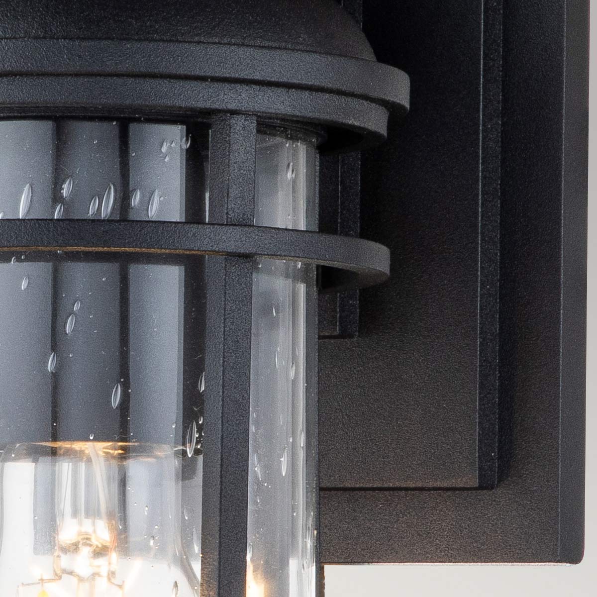 Feiss Lighthouse Außenleuchte Schwarz – Detailansicht 2