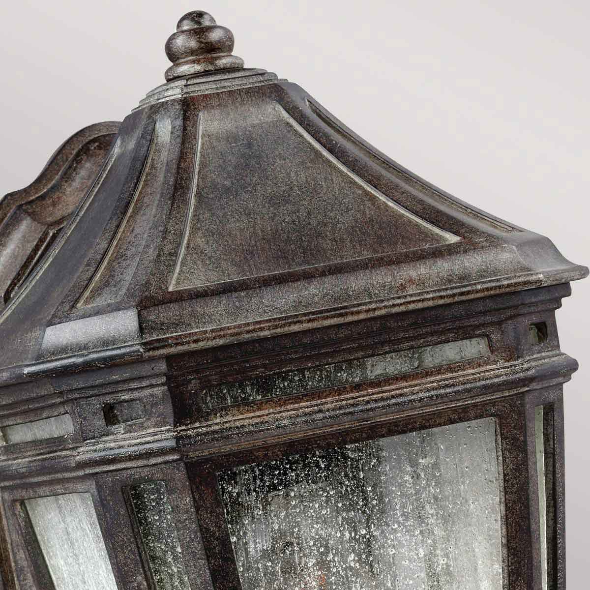 Feiss Londontowne Außenleuchte Weathered Chestnut – Detailansicht