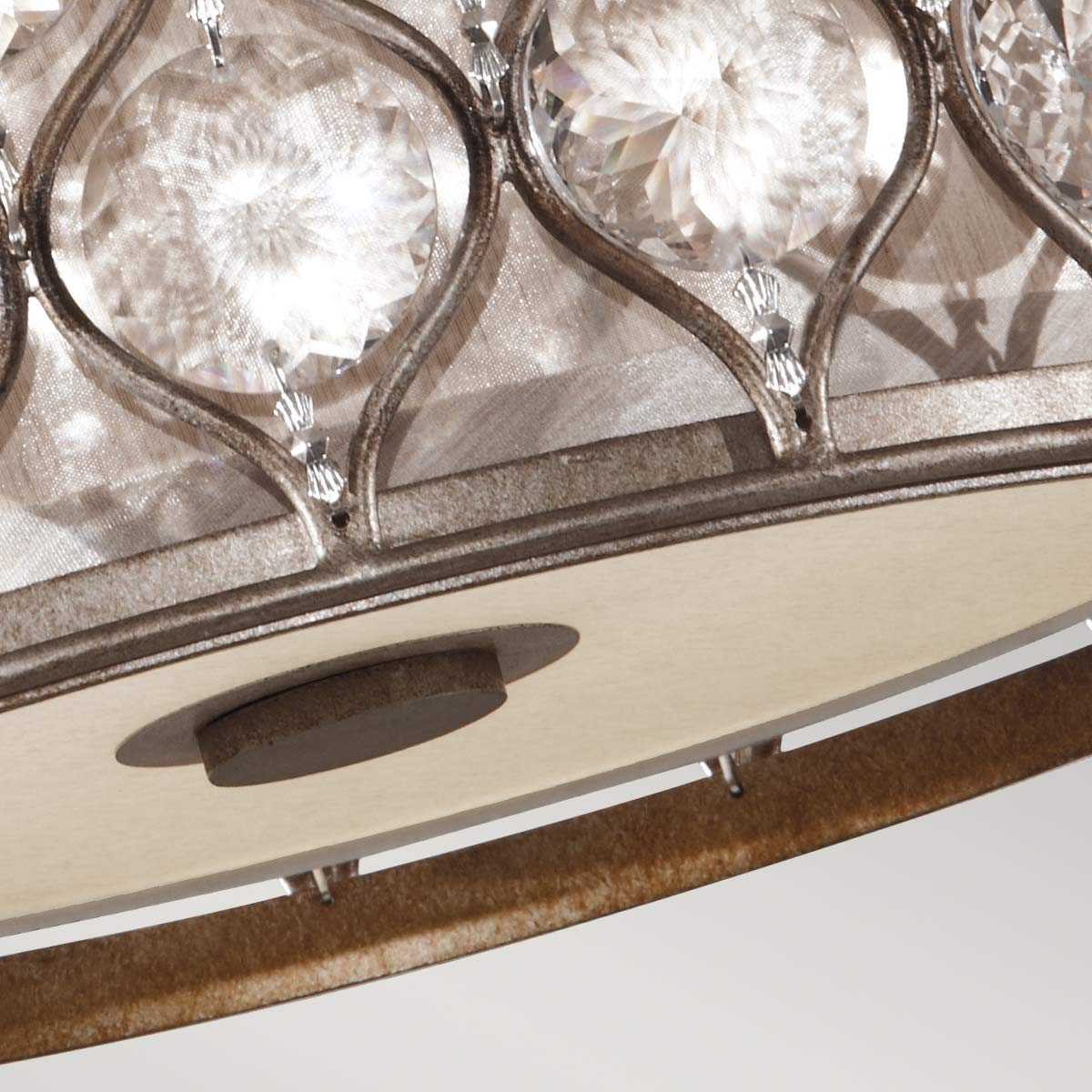 Feiss Lucia Deckenleuchte Silber – Detailansicht 2