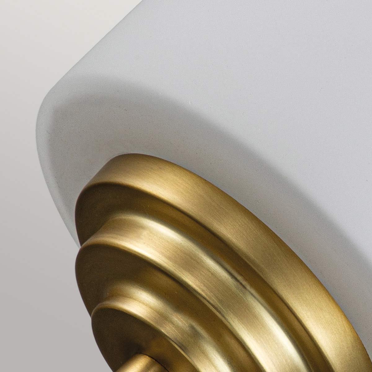 Feiss Malibu Wandleuchte Messing – Detailansicht