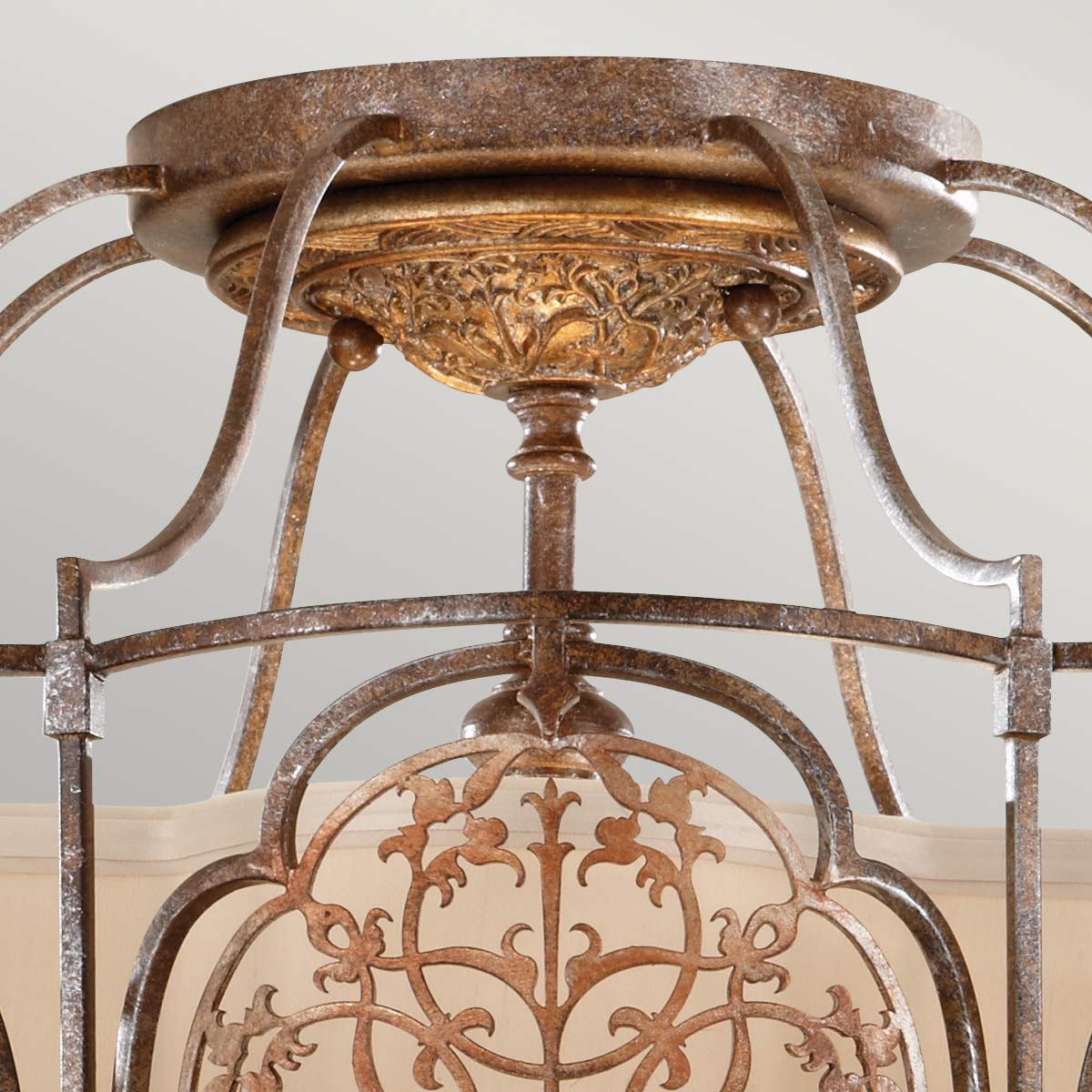 Feiss Marcella Deckenleuchte Bronze – Wohnambiente