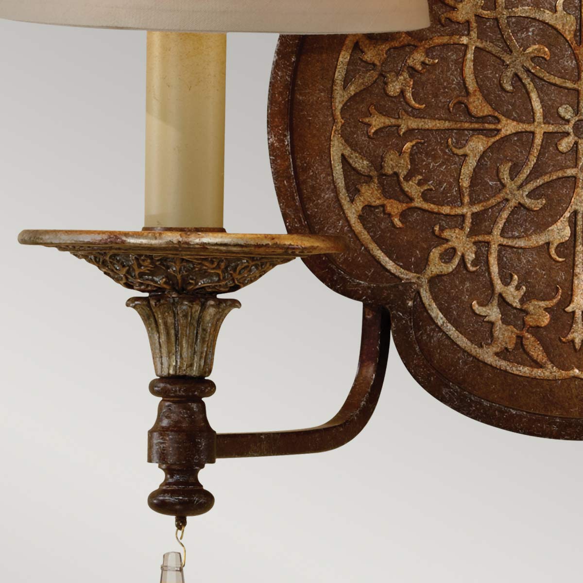 Feiss Marcella Wandleuchte Bronze – Detailansicht