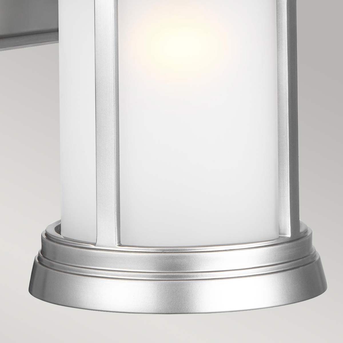 Feiss Newport Außenleuchte Painted Brushed Steel – Detailansicht