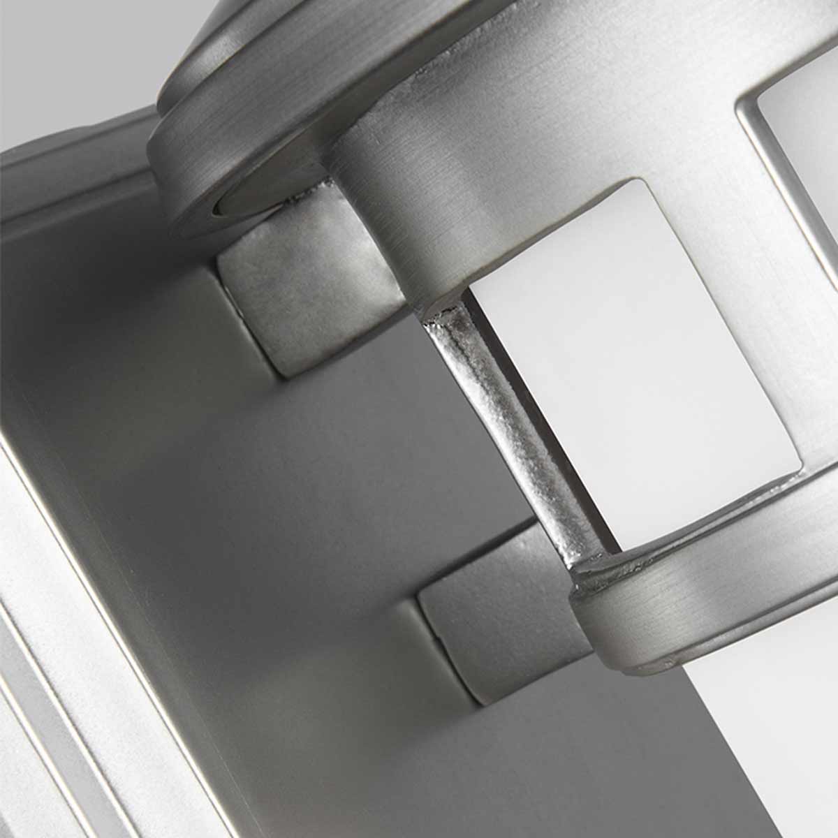 Feiss Newport Außenleuchte Painted Brushed Steel – Detailansicht