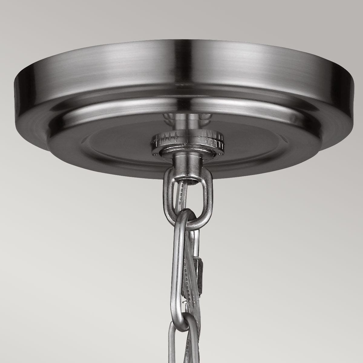 Feiss Parkman Pendelleuchte Nickel – Wohnambiente