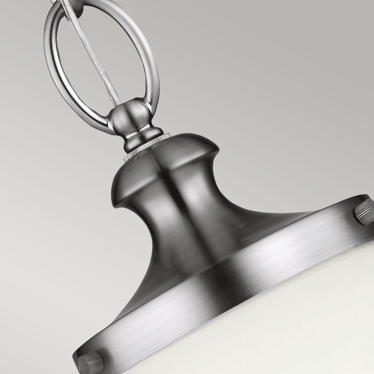 Feiss Parkman Pendelleuchte Nickel – Detailansicht