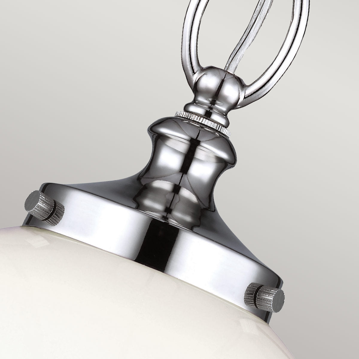Feiss Parkman Pendelleuchte Nickel – Detailansicht