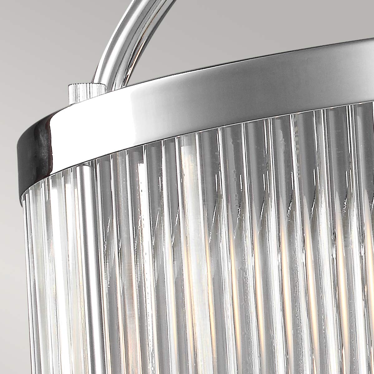Feiss Paulson Pendelleuchte Chrom – Detailansicht 2