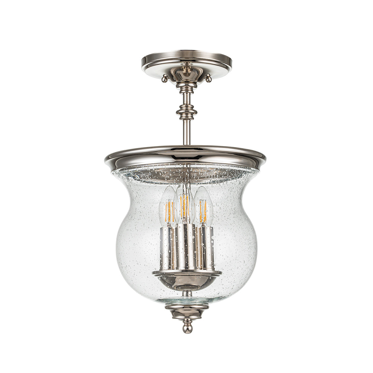 Feiss Pickering Deckenleuchte Nickel