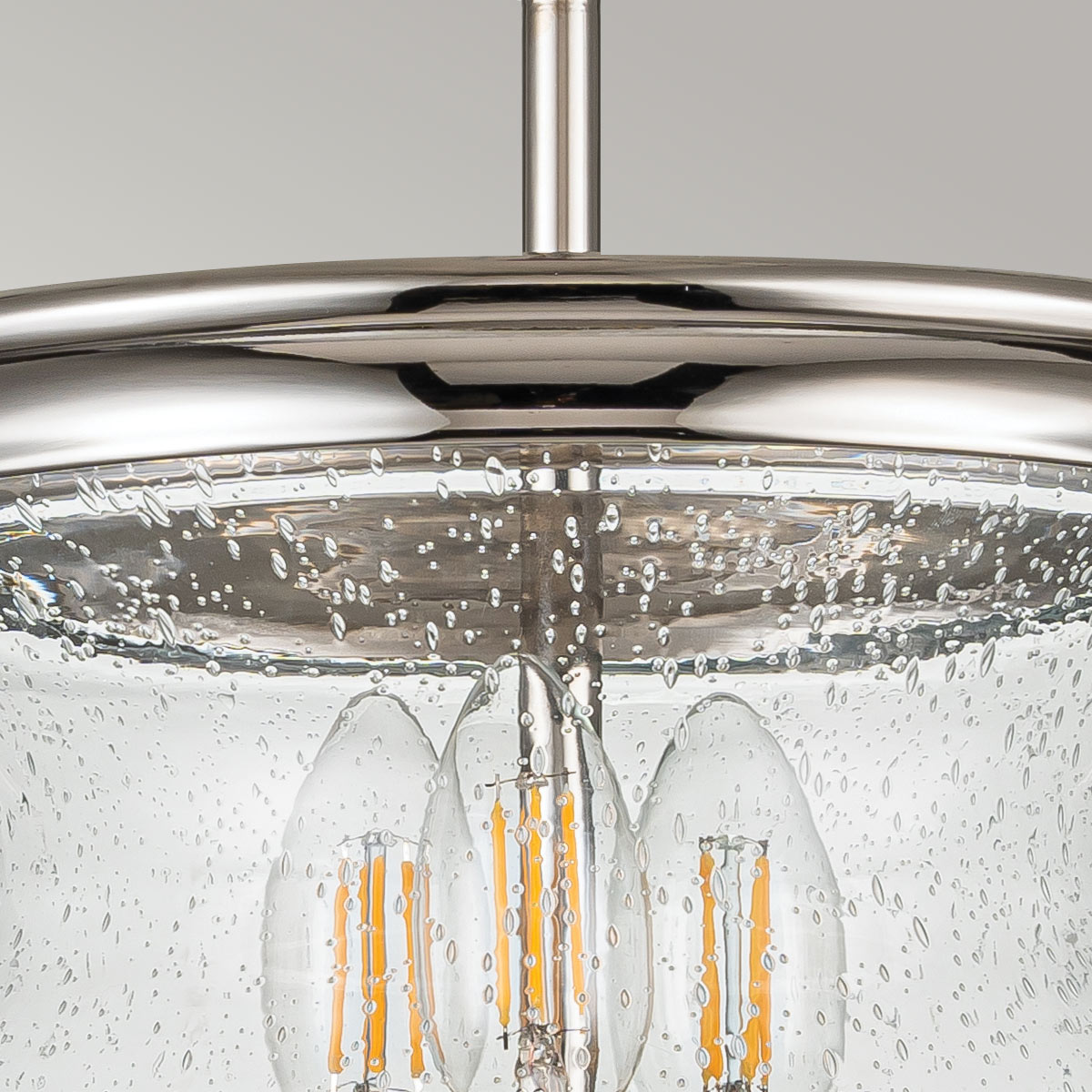 Feiss Pickering Deckenleuchte Nickel – Detailansicht