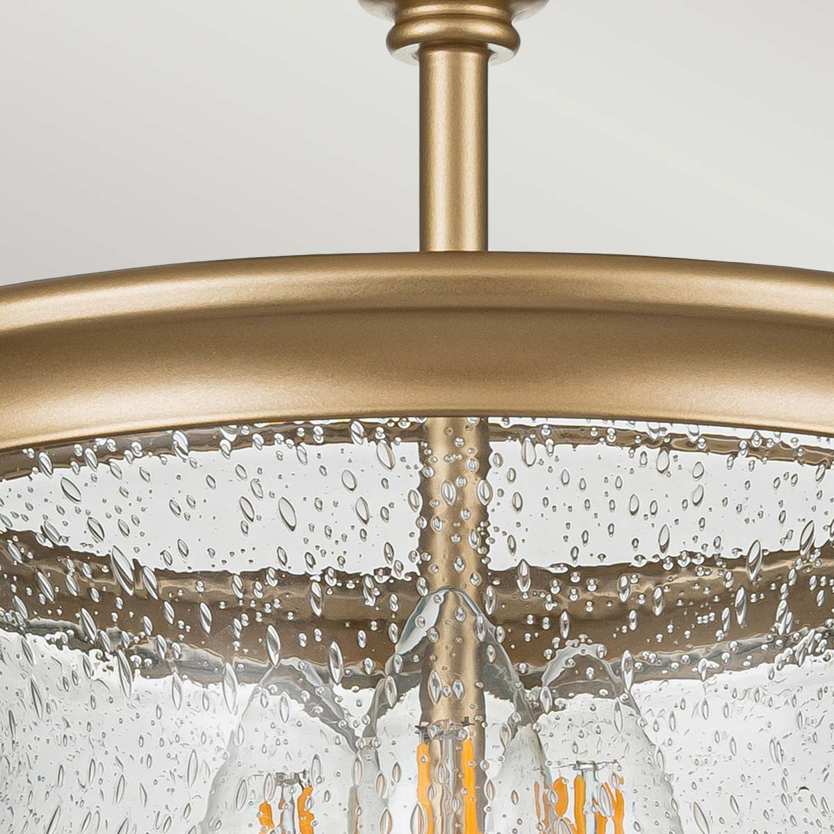 Feiss Pickering Deckenleuchte Messing – Detailansicht
