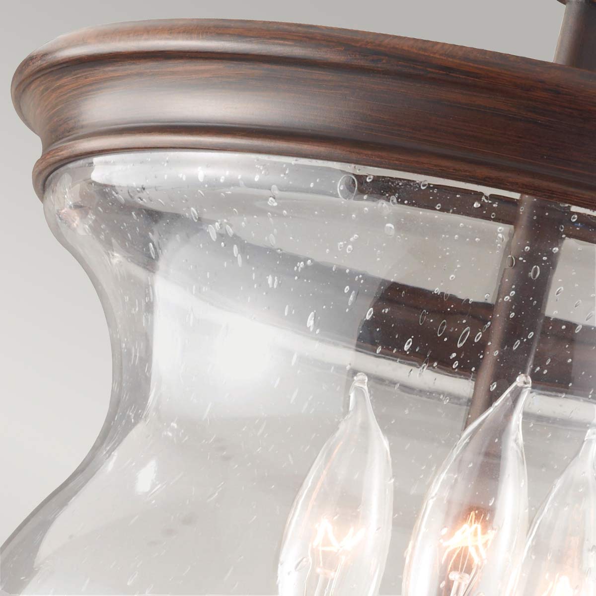 Feiss Pickering Deckenleuchte Bronze – Detailansicht