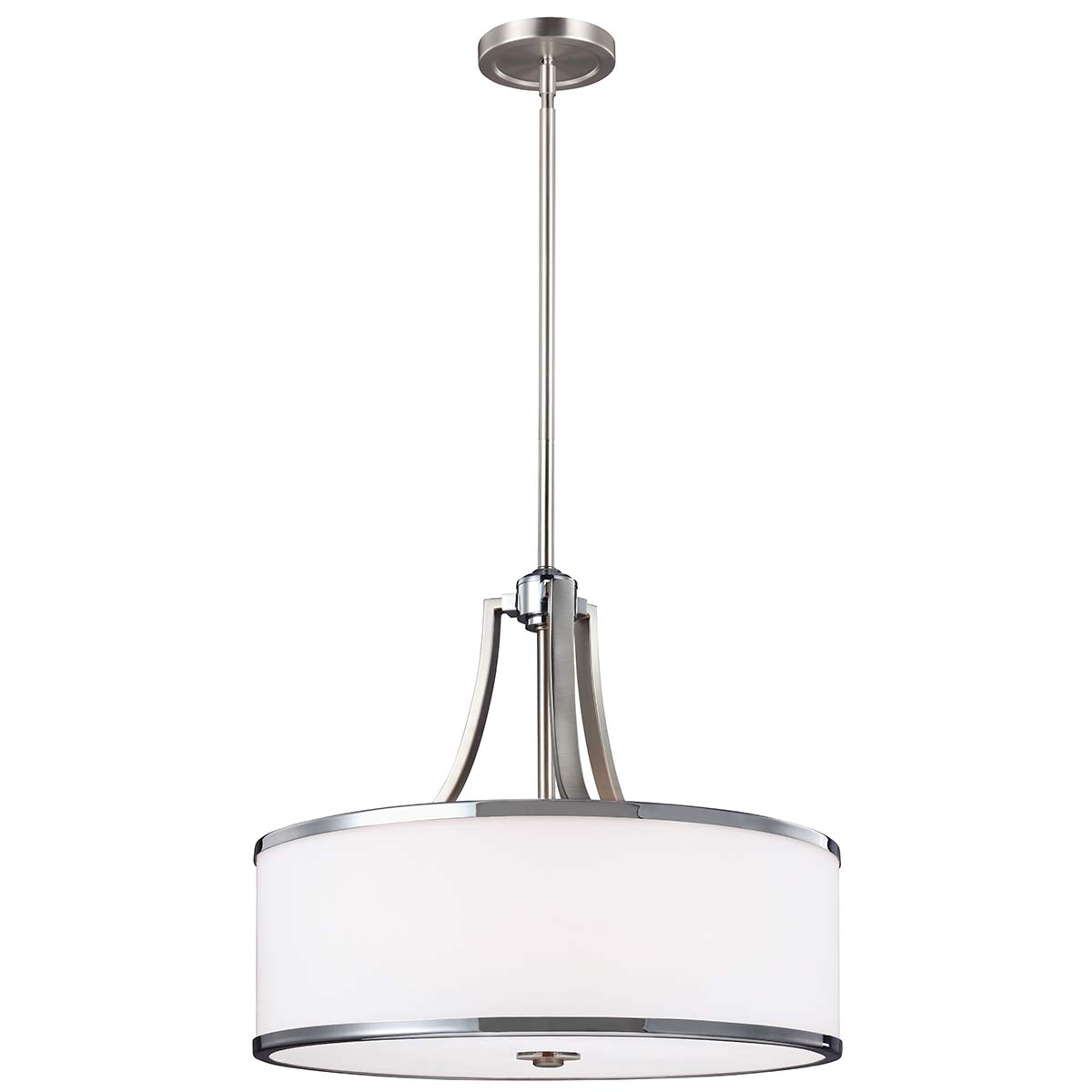 Feiss Prospect Pendelleuchte Nickel, Chrom