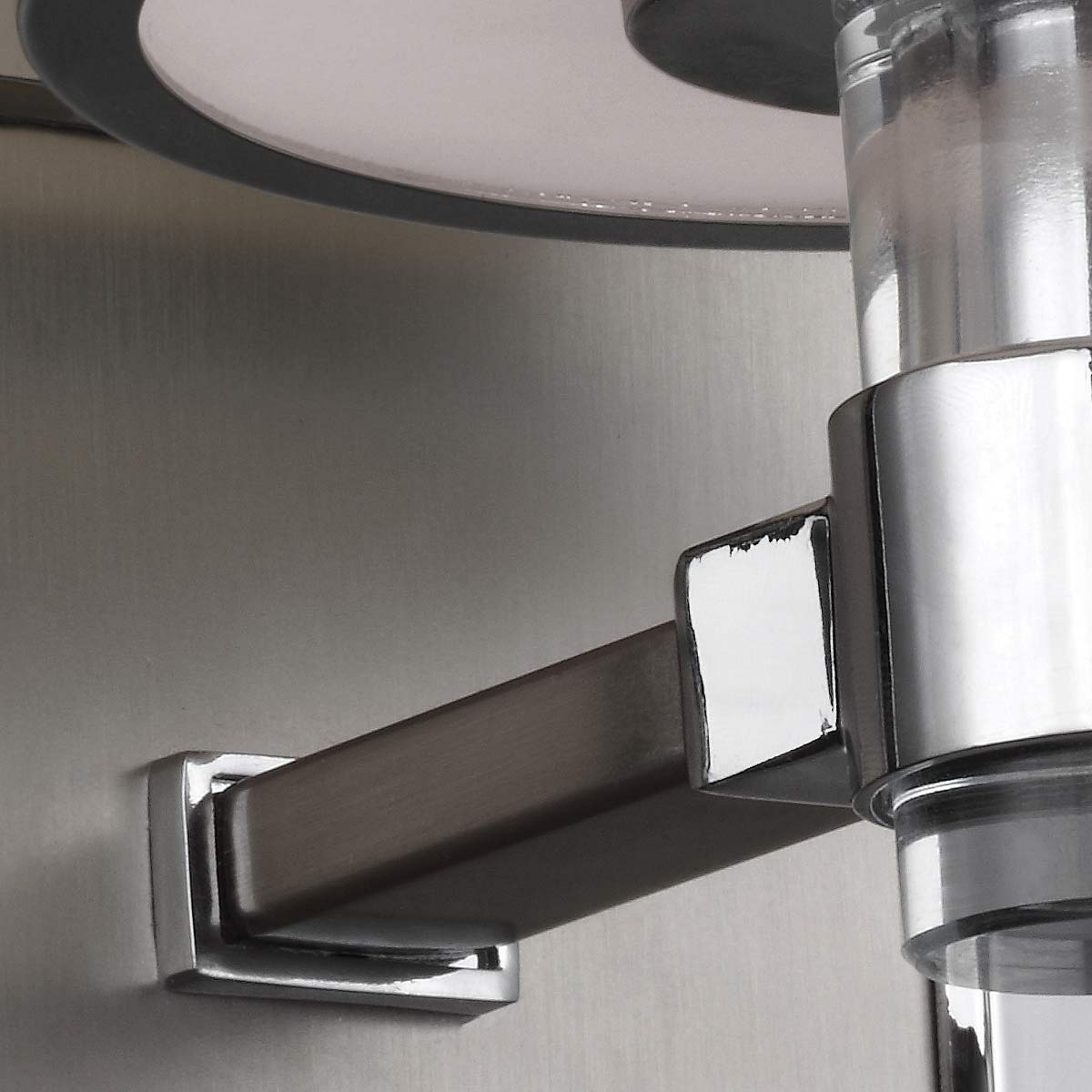Feiss Prospect Wandleuchte Nickel, Chrom – Detailansicht