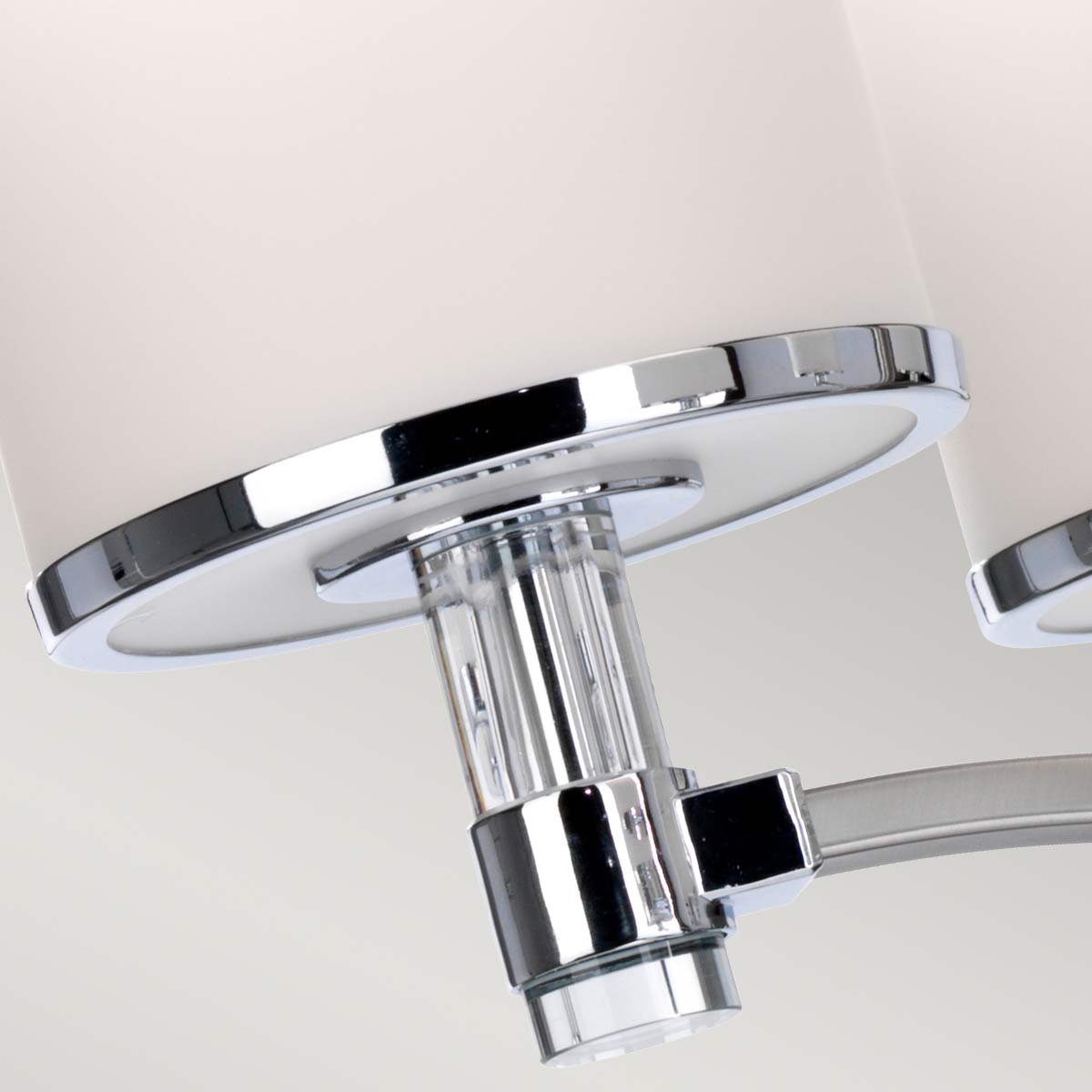 Feiss Prospect Kronleuchter Nickel, Chrom – Wohnambiente