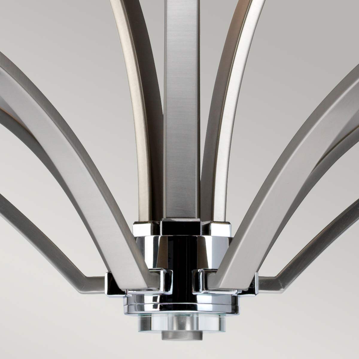 Feiss Prospect Kronleuchter Nickel, Chrom – Detailansicht 3