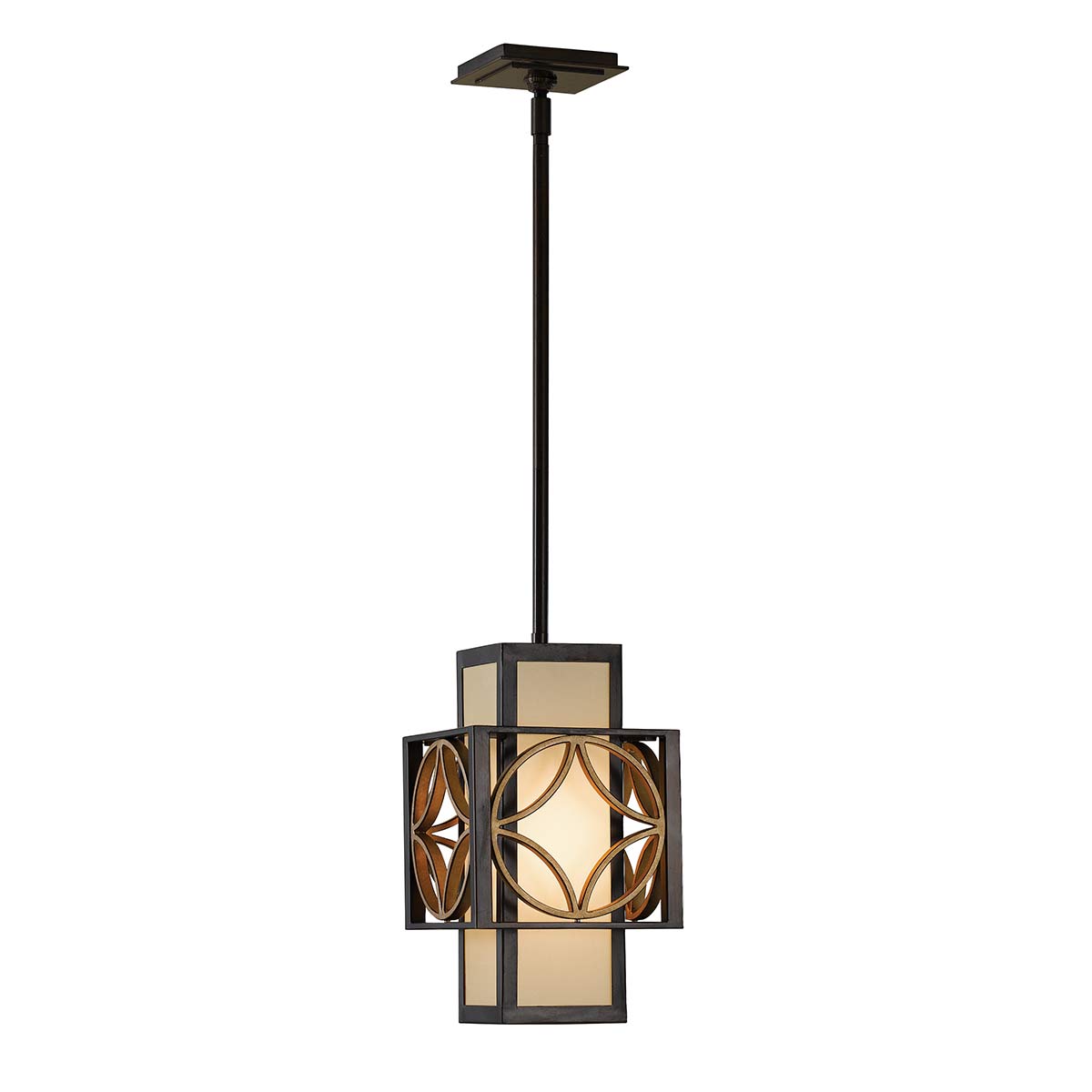 Feiss Remy Pendelleuchte Bronze, Gold
