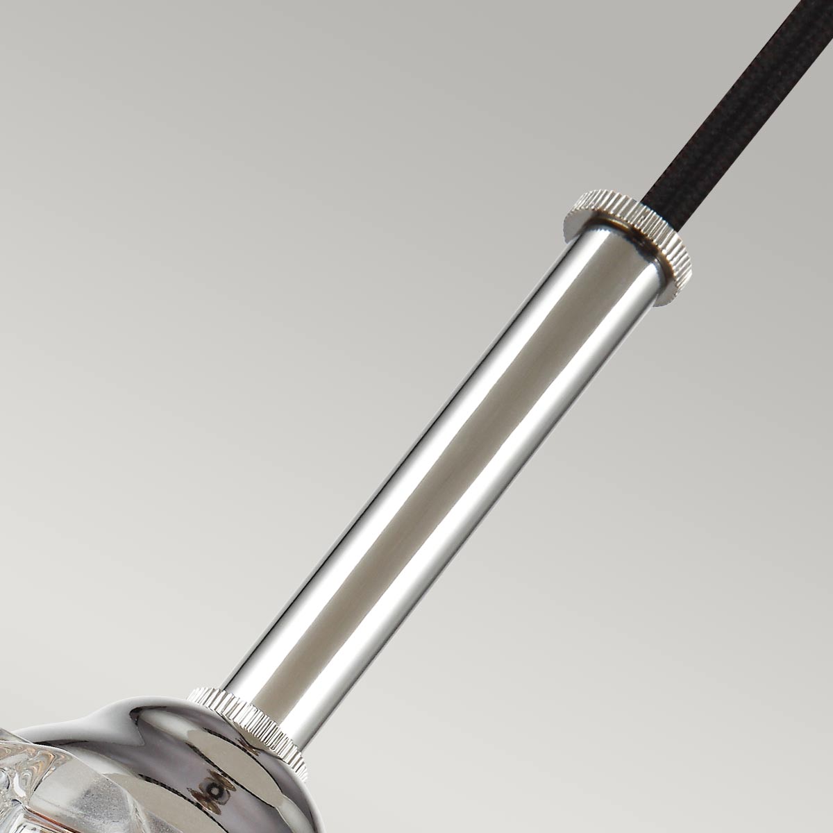 Feiss Rubin Pendelleuchte Nickel – Detailansicht
