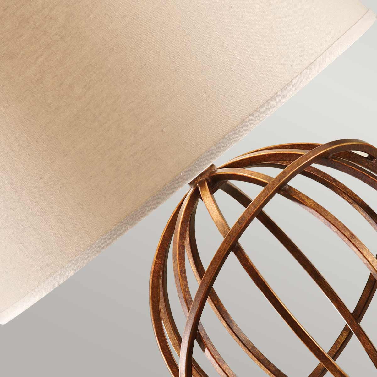 Feiss Spencer Tischlampe Gold – Detailansicht 2