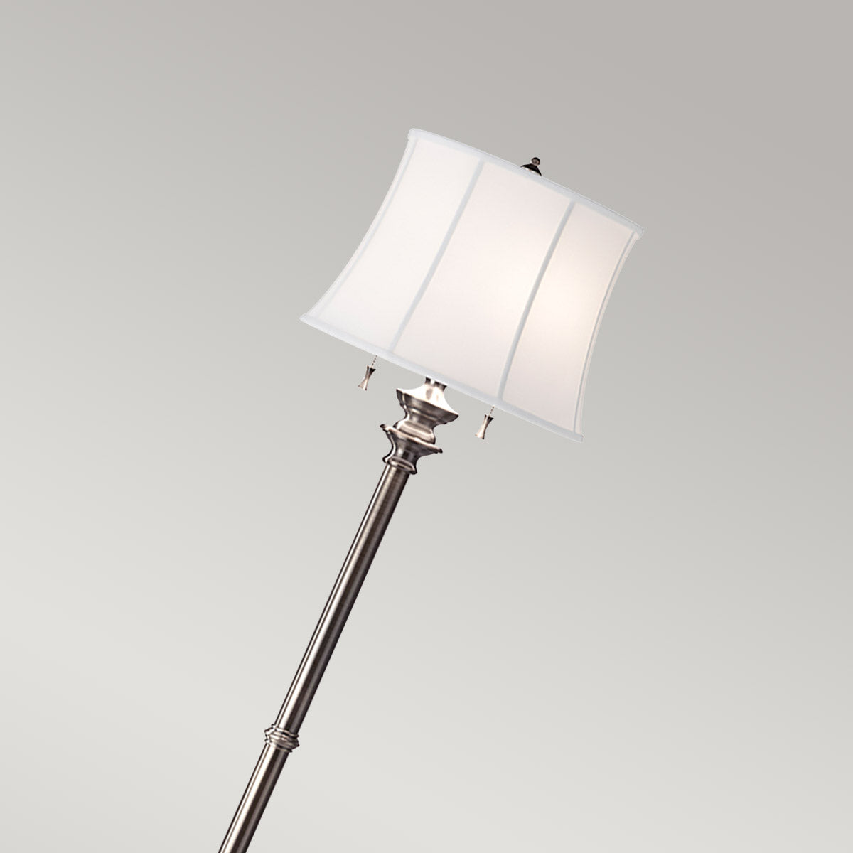 Feiss Stateroom Stehleuchte Nickel – Wohnambiente