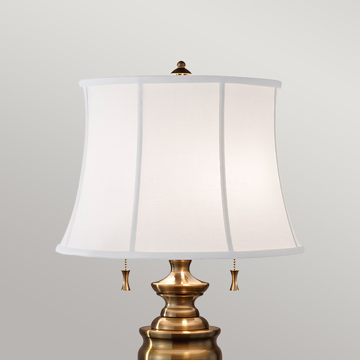 Feiss Stateroom Tischlampe Messing – Wohnambiente
